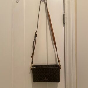 Nanette lepore triple section crossbody purse